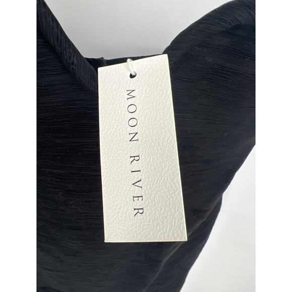 TUCKERNUCK Moon River Black Strapless Sculpted Midi Dress NWT Size Small - Picture 10 of 11